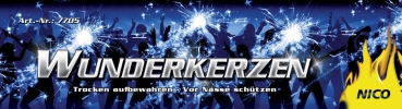 Wunderkerzen 18 cm, 10er-Brief