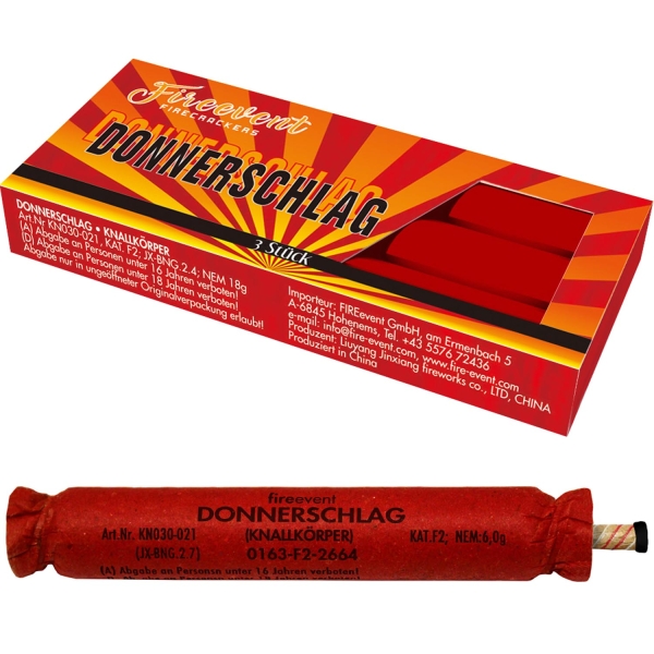 Donnerschlag, 3er-Schtl.