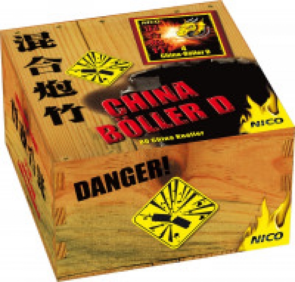 China-Böller D, 4er-Päck.